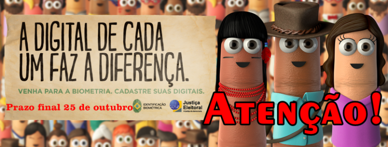 PRAZO FINAL PARA O RECADASTRAMENTO BIOMÉTRICO